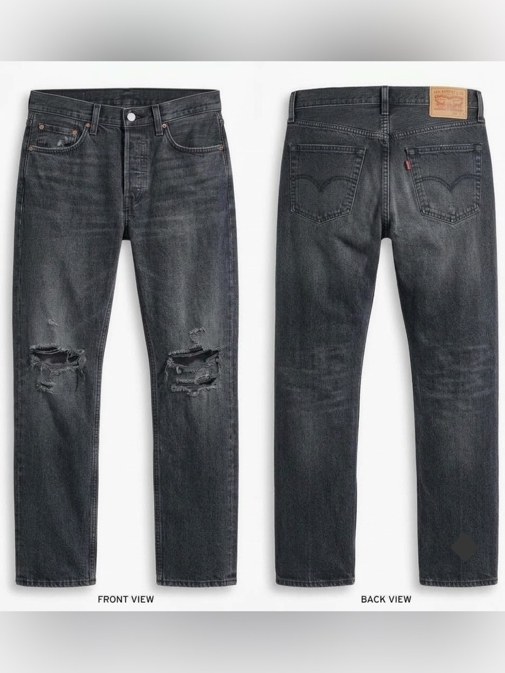 LEVI'S Vintage Retro Y2K 501 Distressed Grungecore Jeans